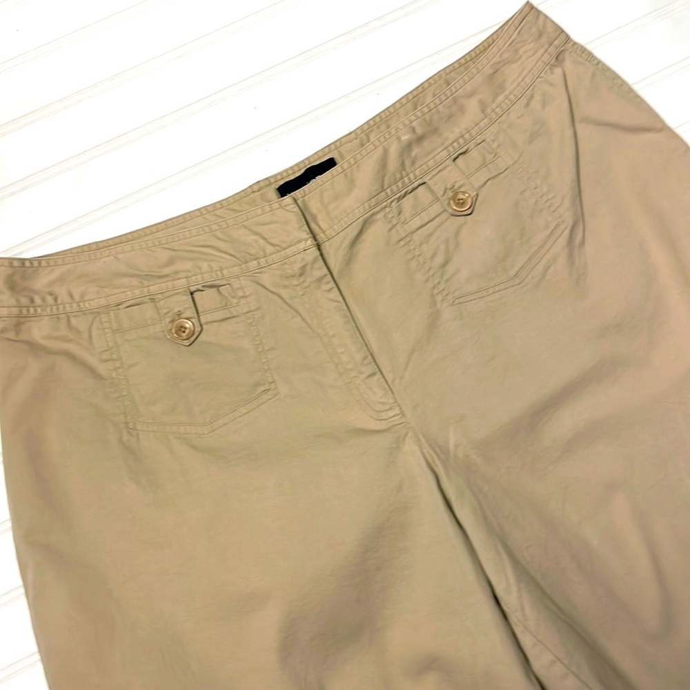 Marianne Khaki Cotton Shorts-# 1833+